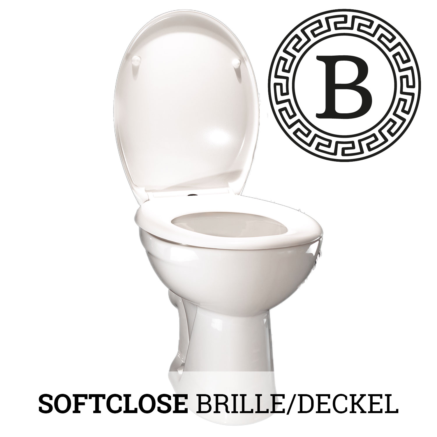 Venezia Premium | WC Sitz mit Absenkautomatik Toilettendeckel antibakteriell 3